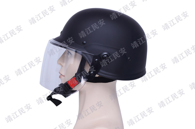 德式头盔 黑色 磨砂 带面罩-1.jpg